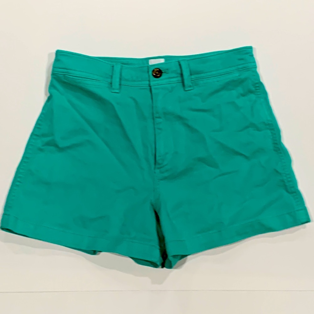 Gap Turquoise High Rise Shorts